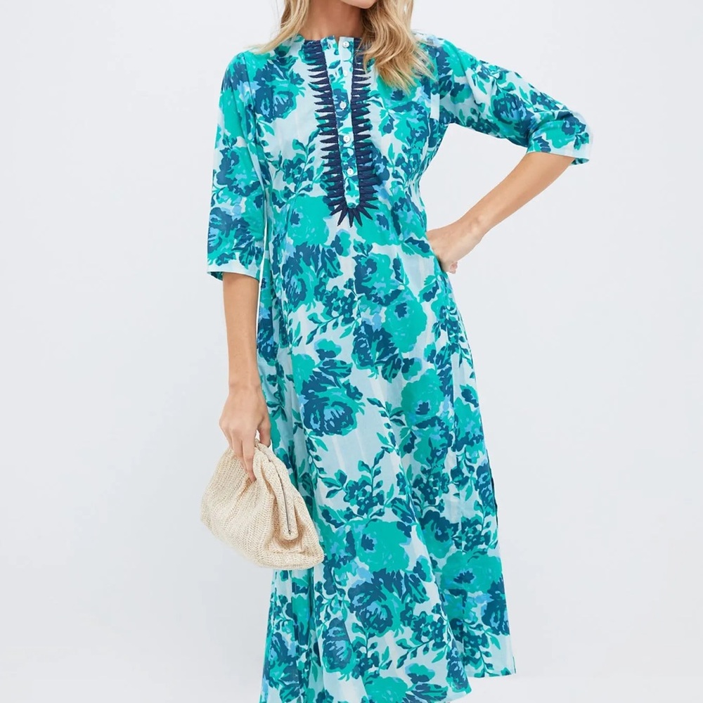 Tuckernuck Floral Midi Dress - Picture 2 of 8